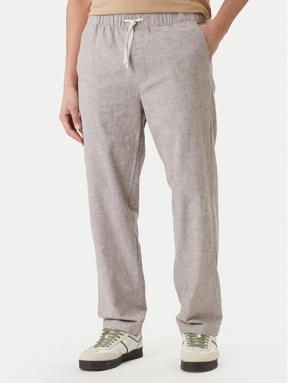 Tommy Jeans Spodnie materiałowe Sonny DM0DM22820 Beżowy Slim Fit