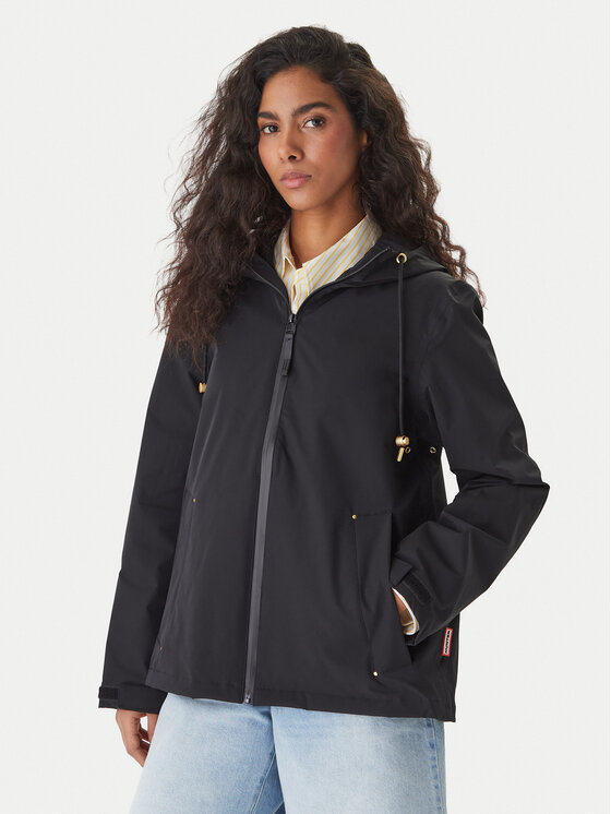 Hunter Kurtka przeciwdeszczowa Originals HARW0004261 Czarny Regular Fit