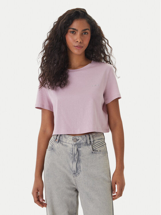 Guess T-Shirt V6GI17 K2984 Różowy Regular Fit