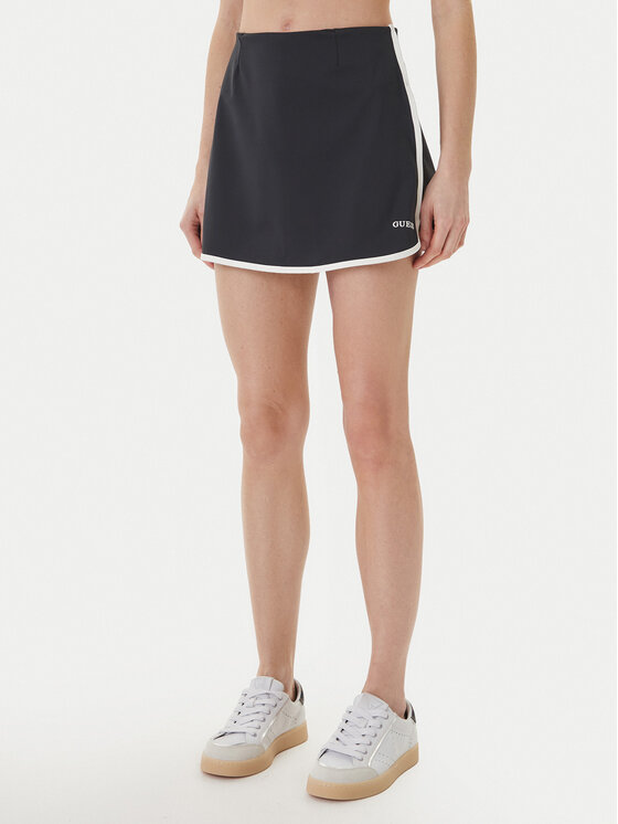 Guess Spódnico-szorty V6GD06 K3000 Czarny Regular Fit