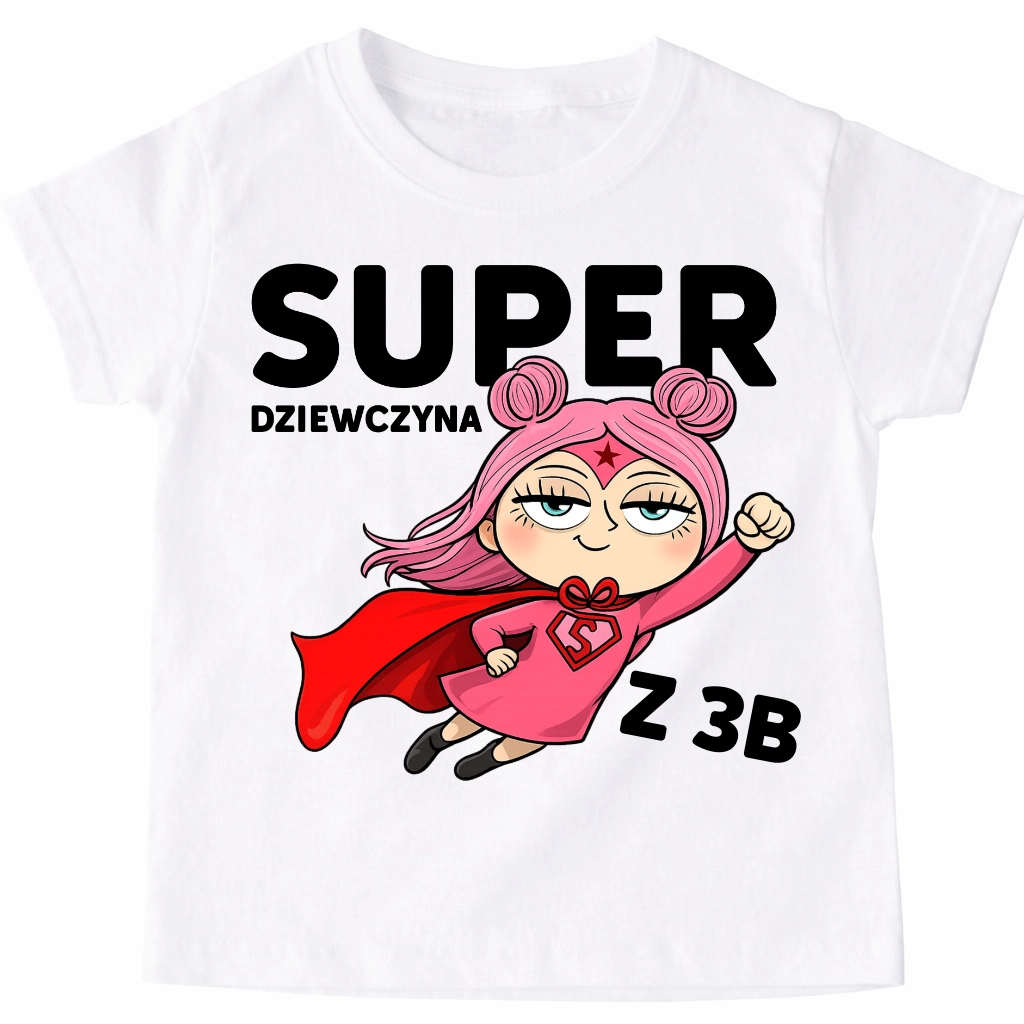 Koszulki dla koleżanek z klasy na Dzień kobiet - SUPER DZIEWCZYNA
