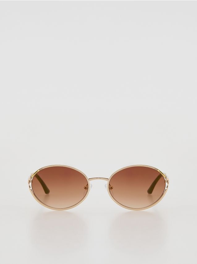 Reserved - Okulary przeciwsłoneczne - złoty