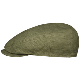 Kaszkiet Just Linen by Stetson, oliwkowy nakrapiany, 61 cm