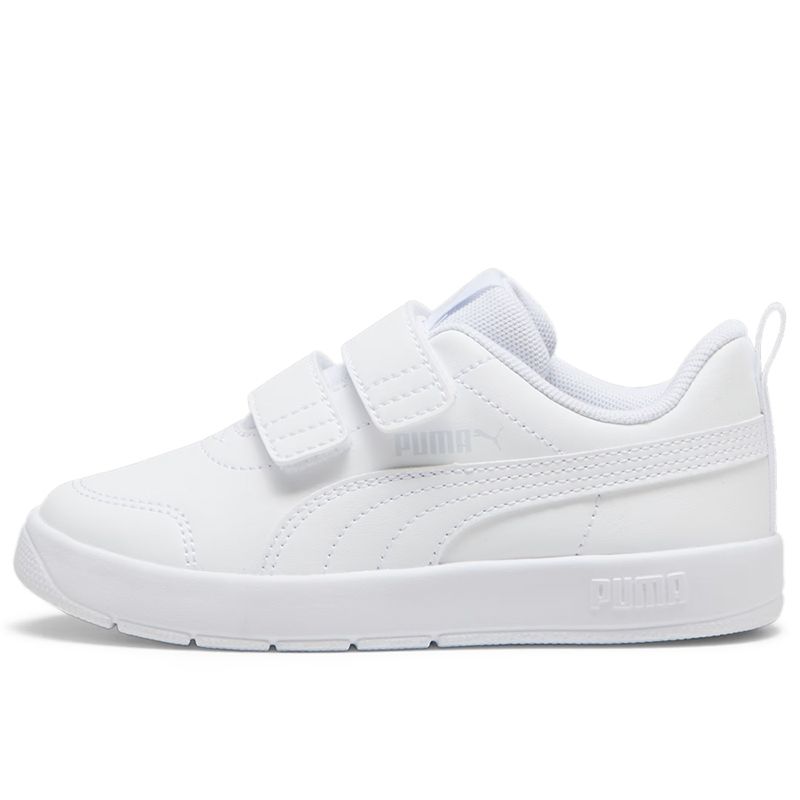 Buty dziecięce Puma Courtflex V3 V PS 39764202 - białe