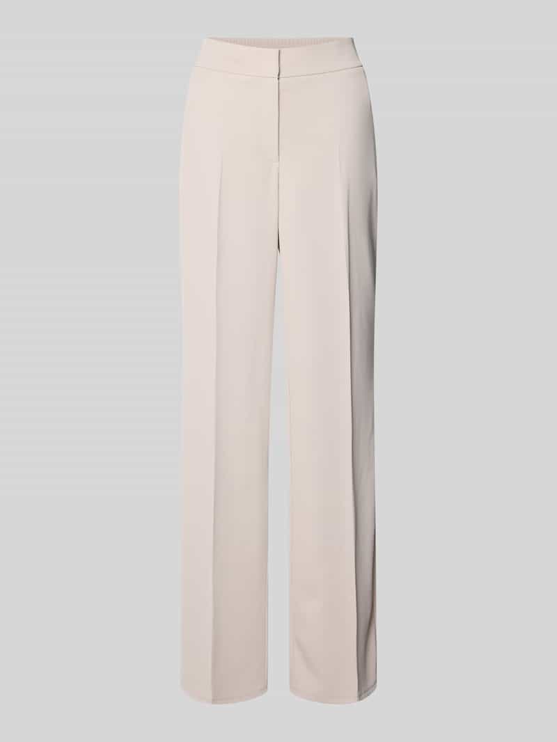 Spodnie materiałowe z francuskimi wpuszczanymi kieszeniami i kantami