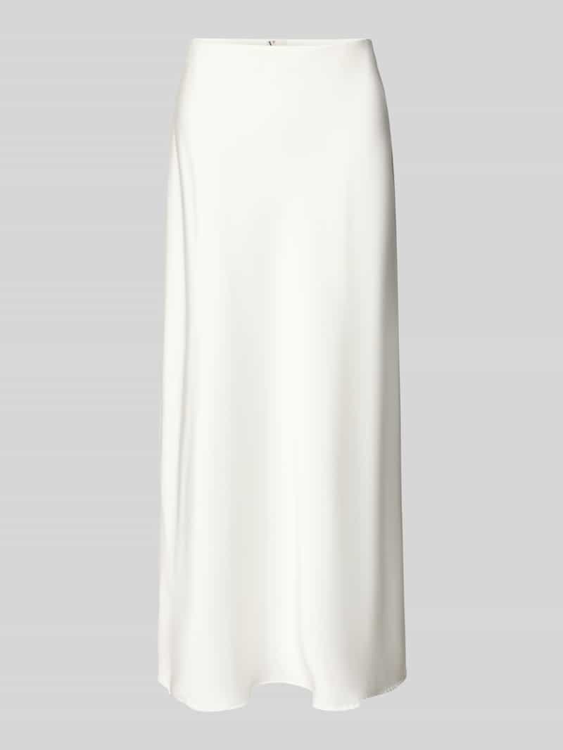 Satynowa spódnica z elastycznym pasem