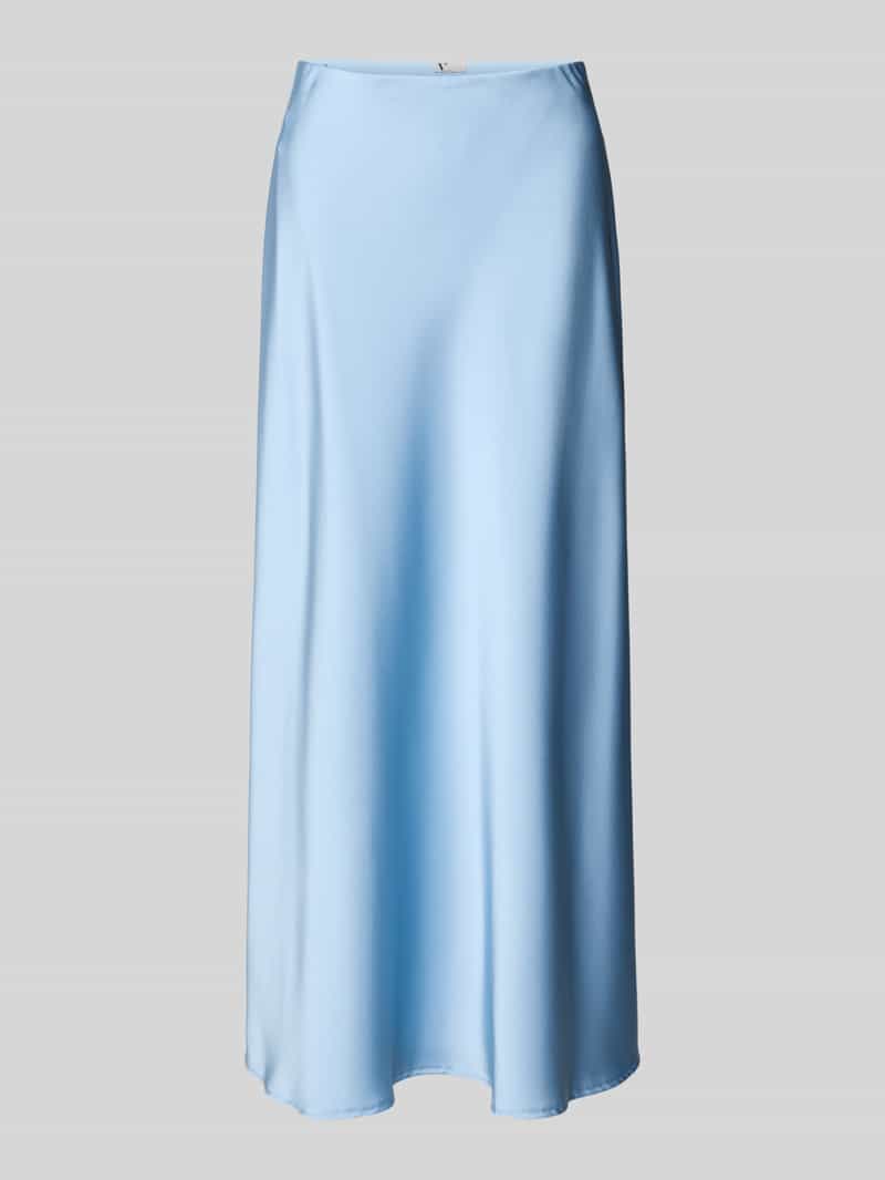 Satynowa spódnica z elastycznym pasem