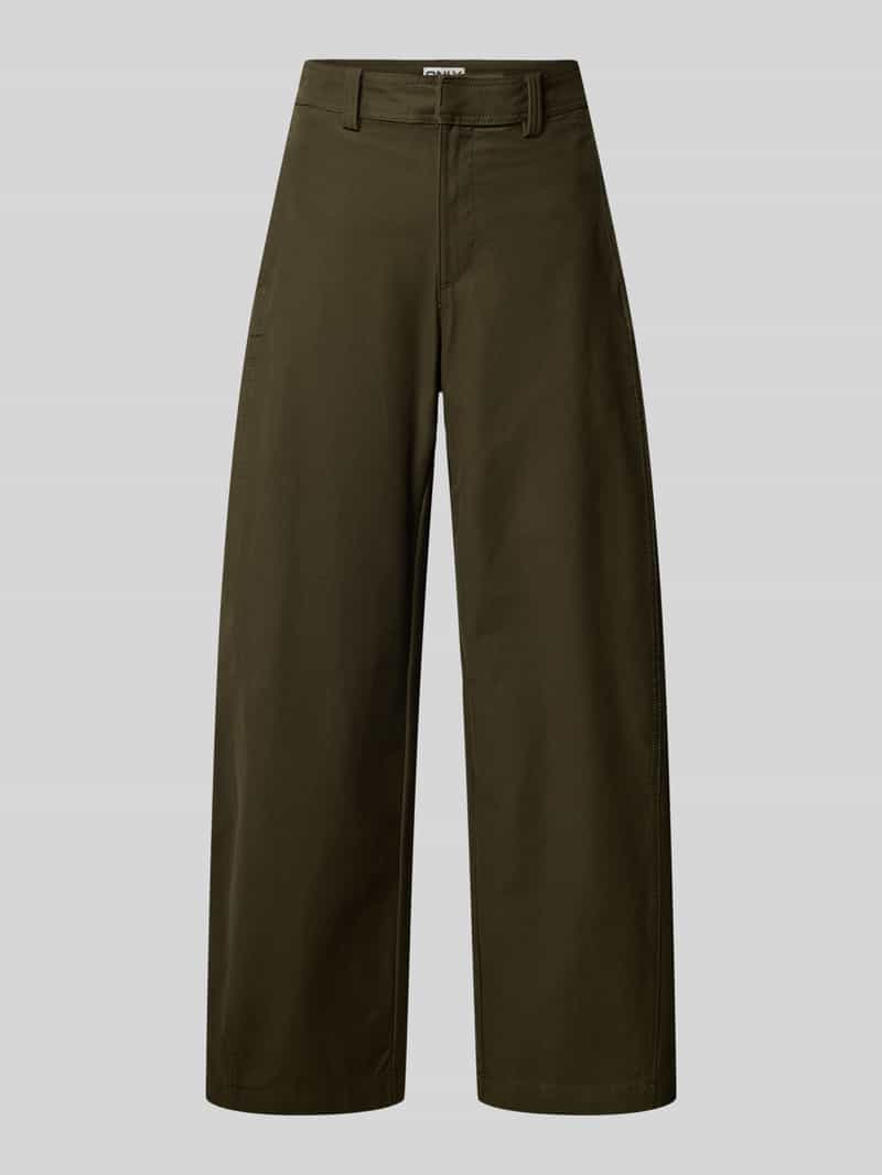 Jeansy o kroju barrel fit z dodatkiem bawełny model 'CLAIR'