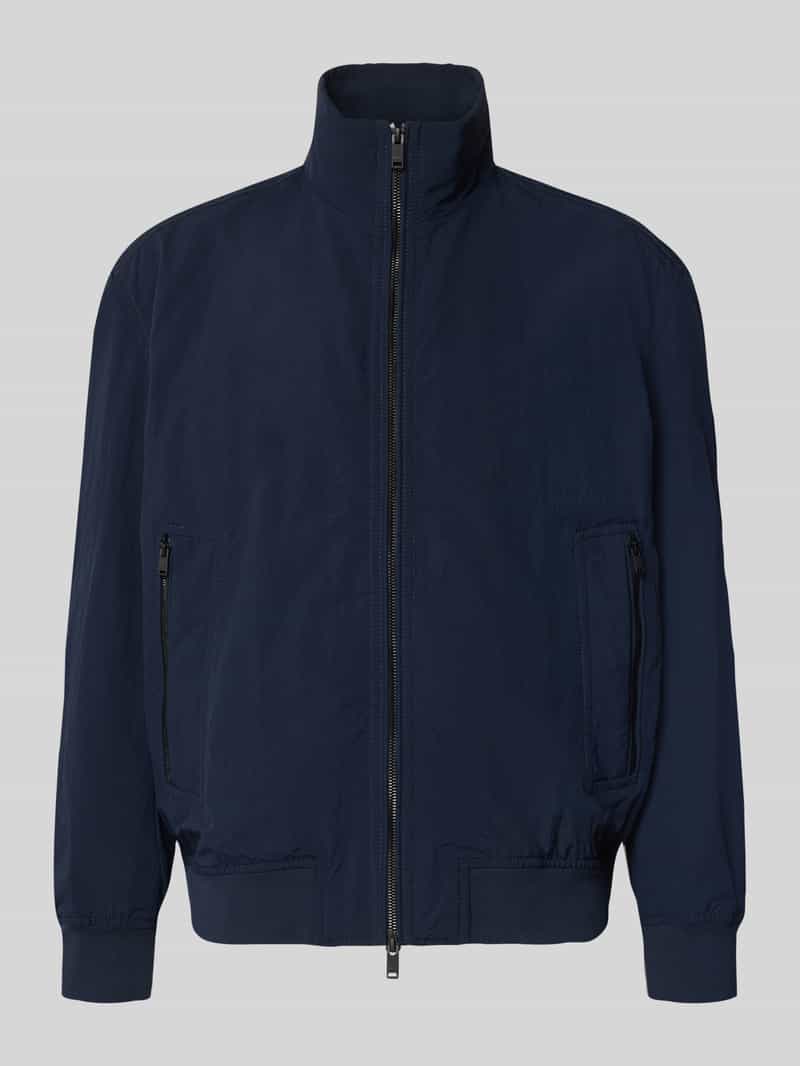 Bluzon o kroju relaxed fit z wodoodpornego materiału model 'OPENS'