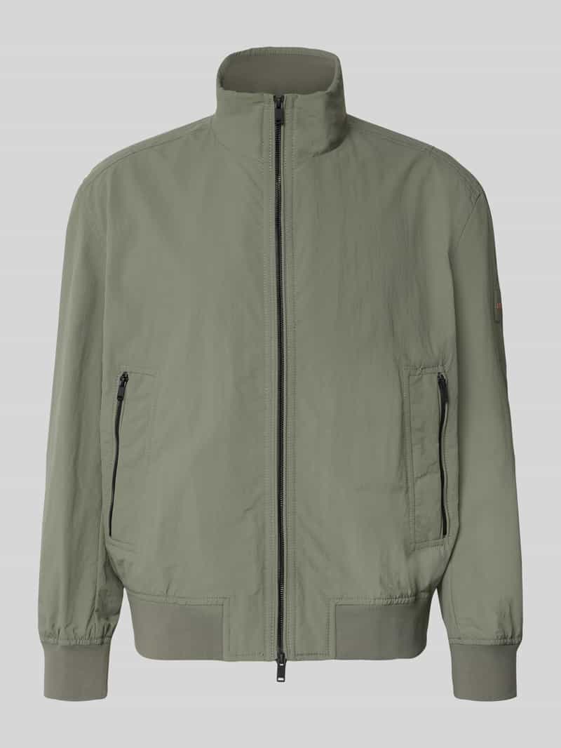 Bluzon o kroju relaxed fit z wodoodpornego materiału model 'OPENS'