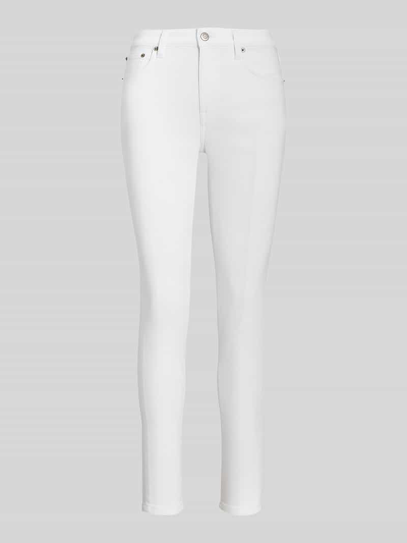 Jeansy o kroju skinny fit z mieszanki bawełny