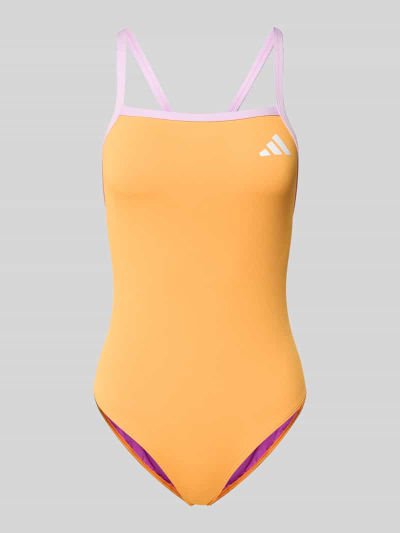 Sportowy kostium kąpielowy z nadruk z logo