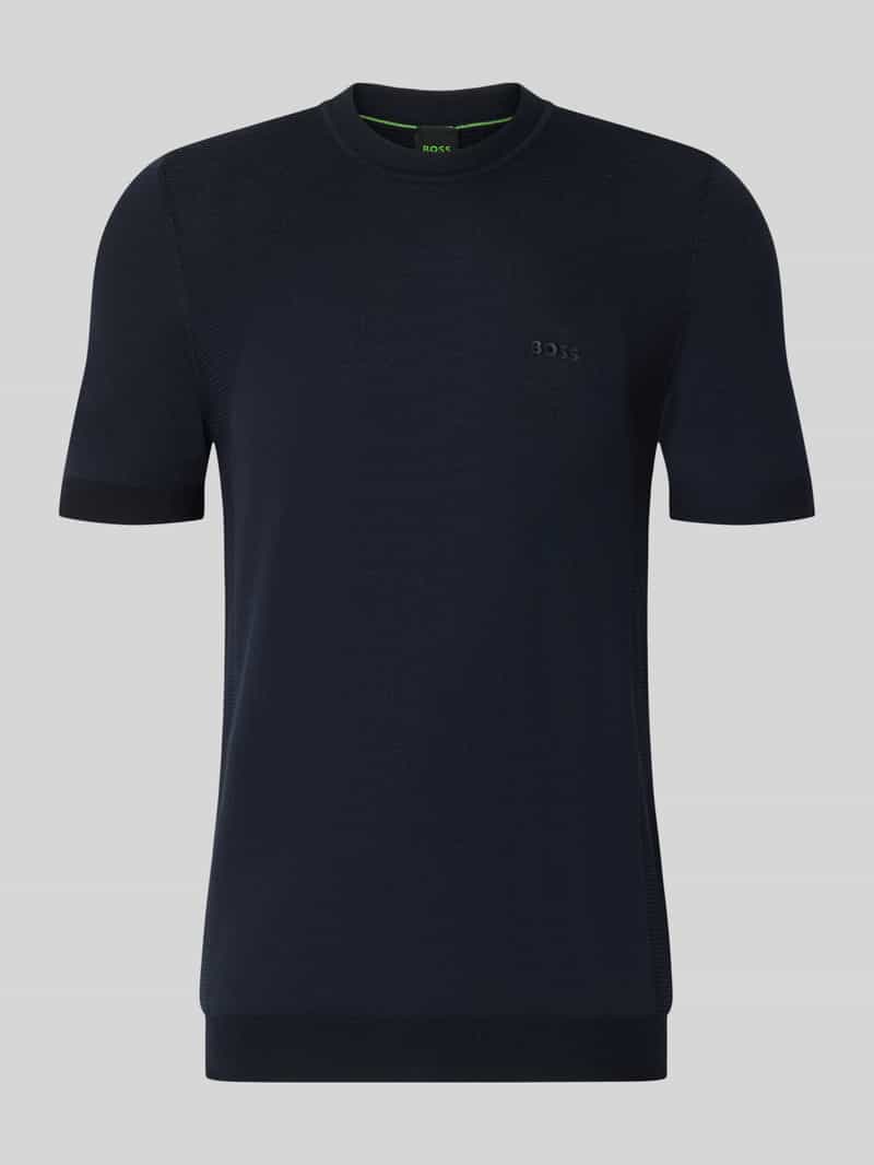 męski t-shirt o kroju regular fit z mieszanki bawełny model 'MOMENTUM-LITE'