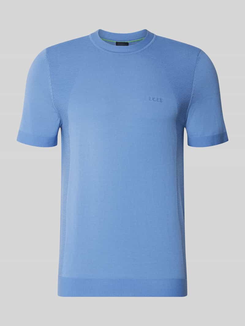 męski t-shirt o kroju regular fit z mieszanki bawełny model 'MOMENTUM-LITE'