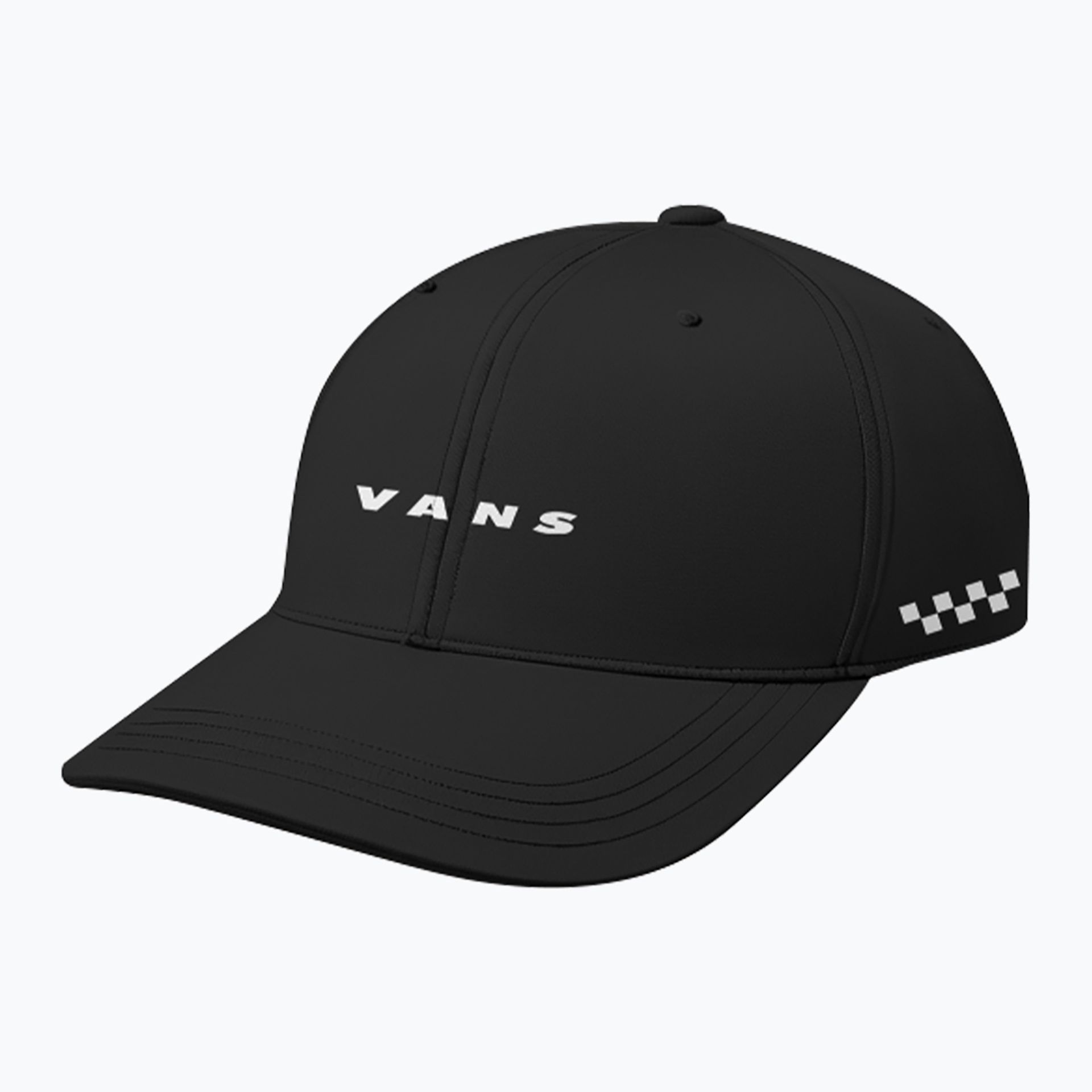 Czapka z daszkiem dziecięca Vans Check Side Curved Bill Jockey black WYSYŁKA W 24H 30 DNI NA ZWROT