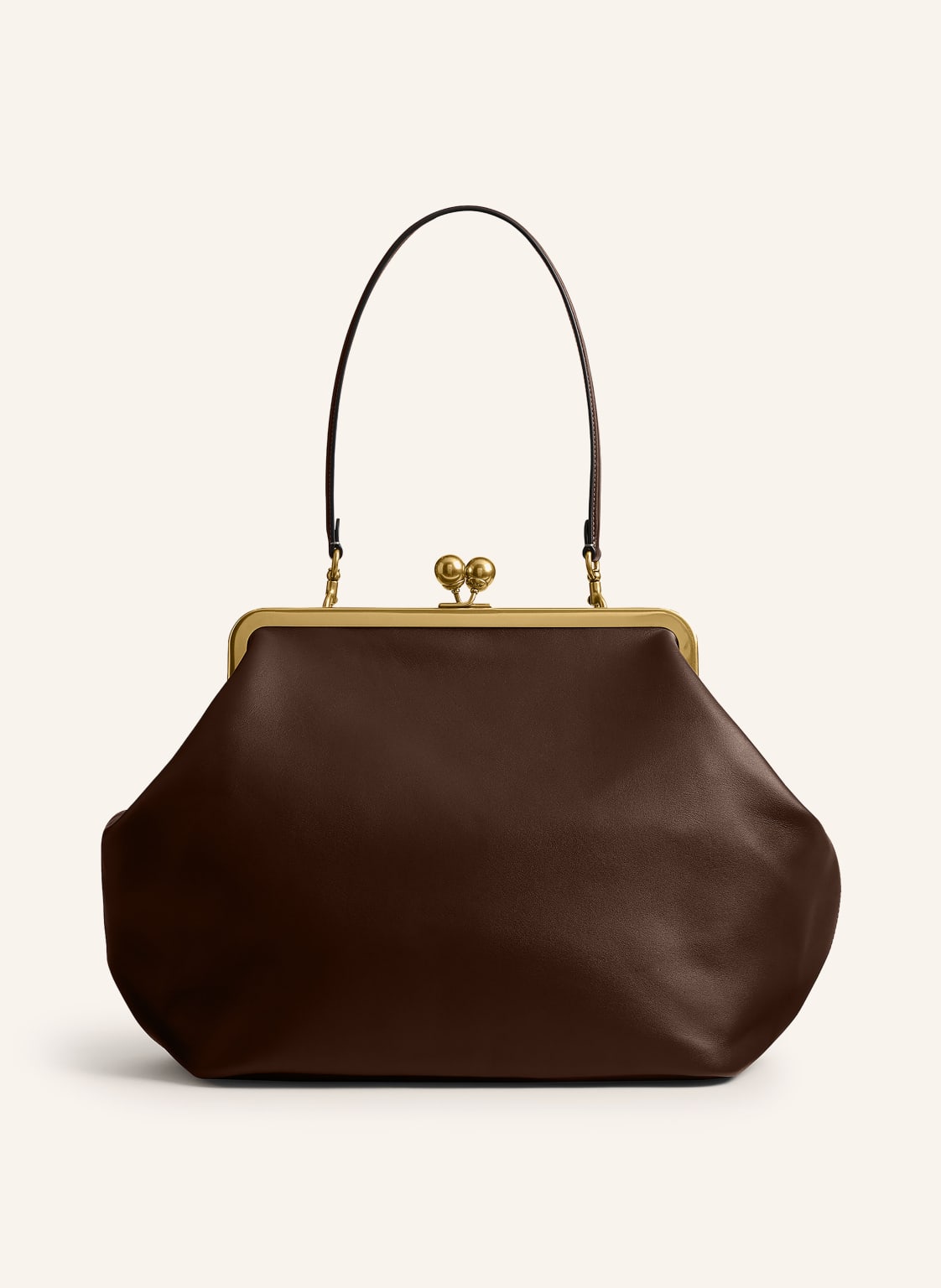 Coach Torebka Kisslock Frame Large braun