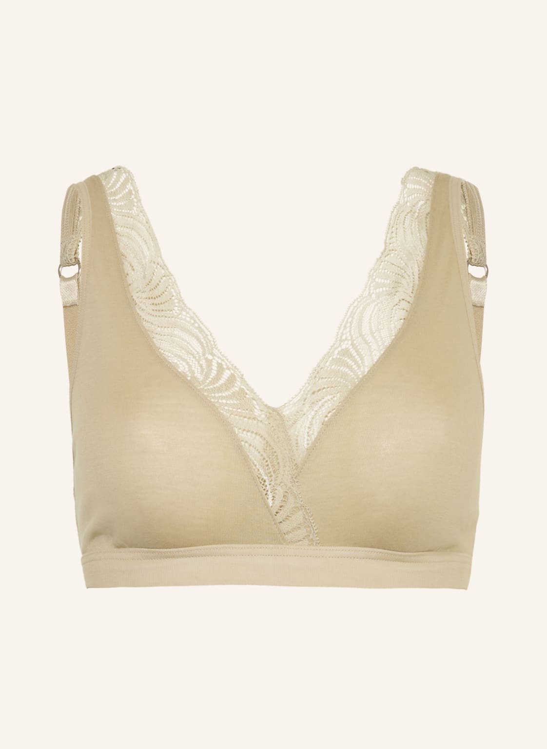 Hanro Biustonosz Bez Fiszbin Cotton Delight gruen