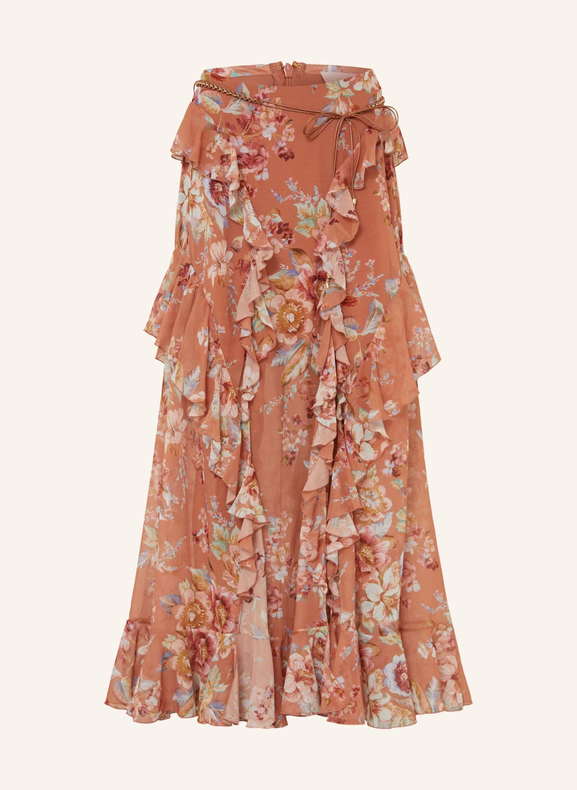 Zimmermann Spódnica Awaken Z Falbanami braun