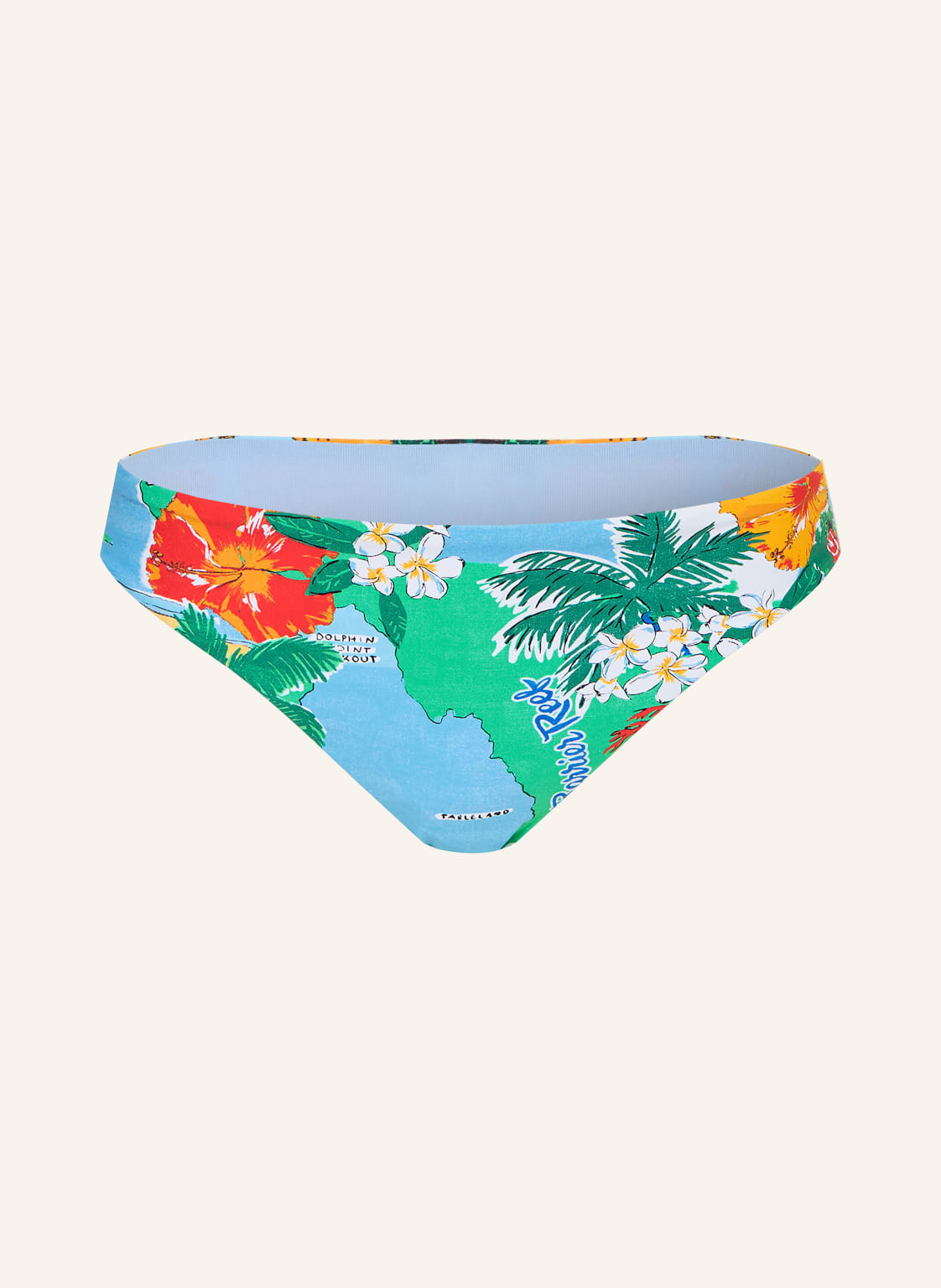 Seafolly Podstawowe Figi Bikini Viva Vacation blau