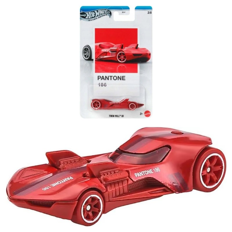 Hot Wheels Silver Series Pantone 186 Autko Twin Mill III JKY51