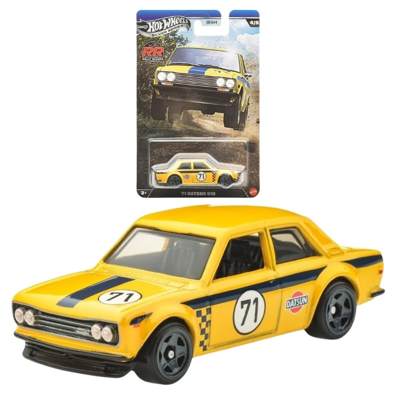Hot Wheels Silver Series Autko '71 Datsun 510 JKX64