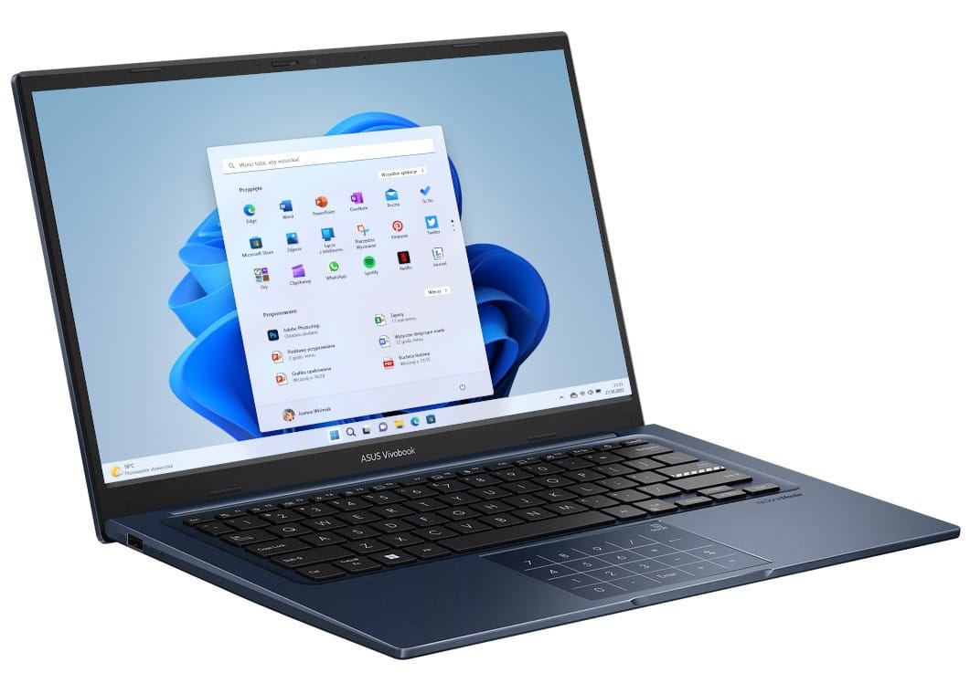 ASUS Vivobook 14 X1404VA-EB1625W - Core 7 150U 14'' FHD 16GB 512GB W11H Niebieski