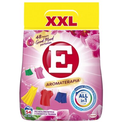 Proszek do prania E Aromaterapia Orchidea 2.7 kg do kolorowych i ciemnych tkanin