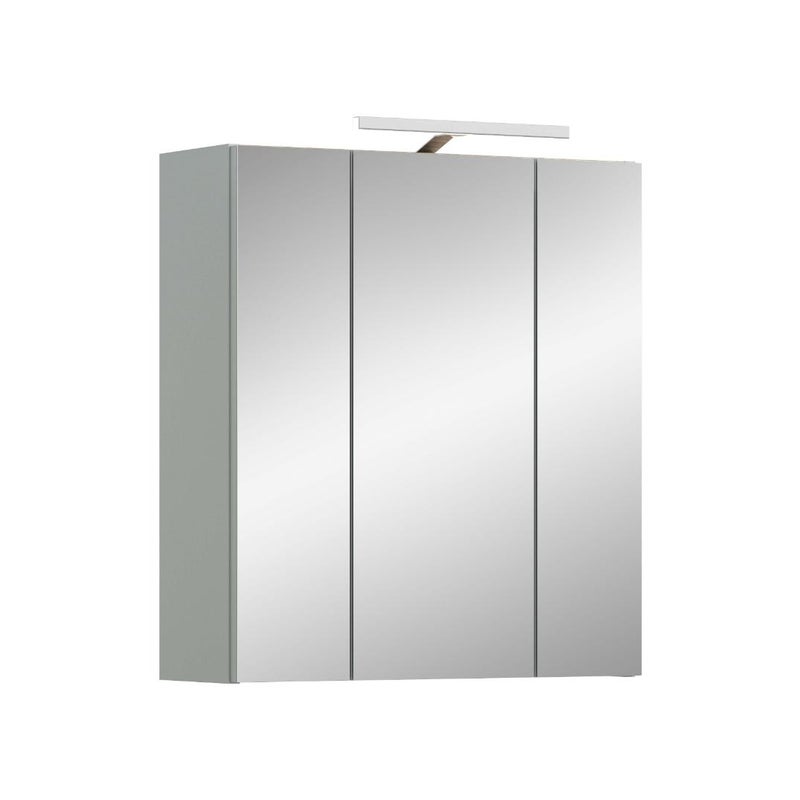 Star szafka łazienkowa z lustrem w tym oświetlenie 3 drzwi z lustrem dekor dąb.