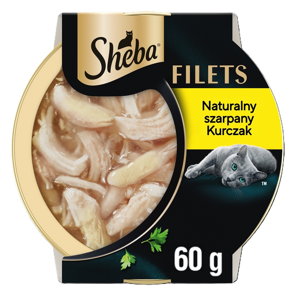 SHEBA Filets z kurczakiem w sosie 60 g mokra karma dla kotów