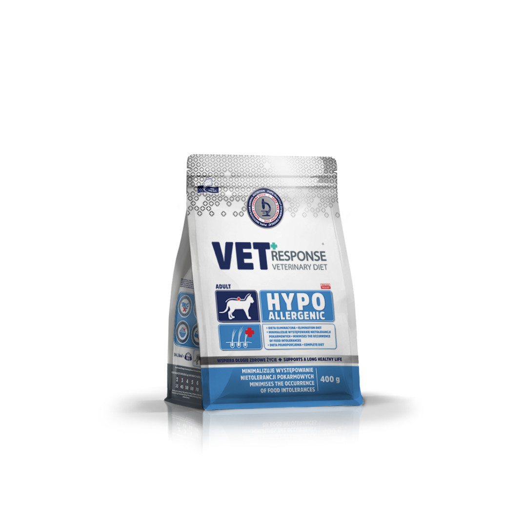 VET RESPONSE Hypoallergenic - sucha karma dla kota - 400g