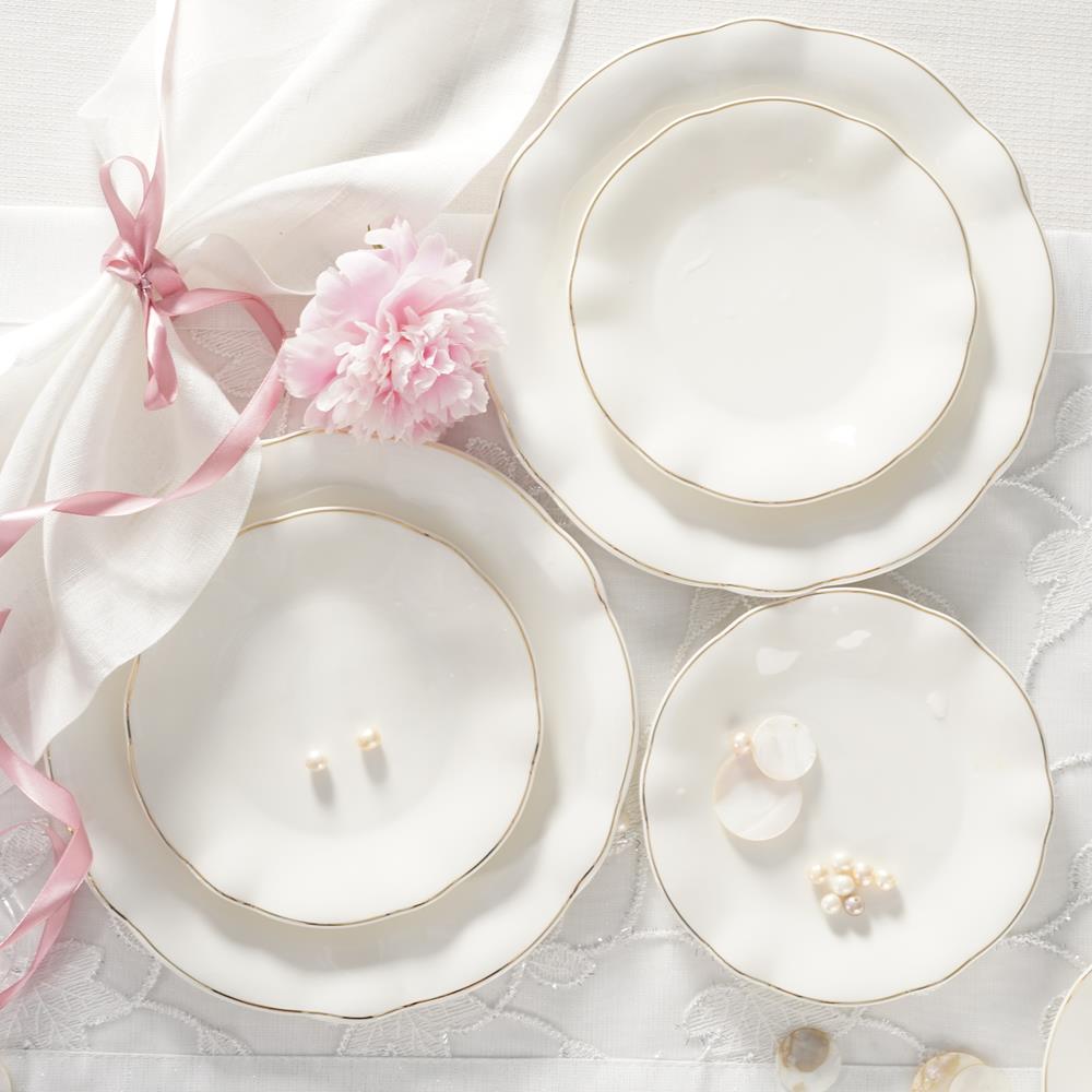 Serwis obiadowy porcelanowy na 6 osób SANDRINE