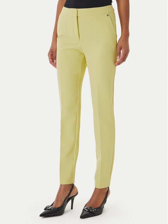 HUGO Spodnie materiałowe Hagonia-1 50539991 Zielony Slim Fit