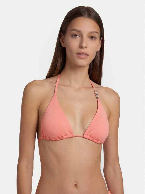 Guess Góra od bikini E6GJ30 MC040 Różowy