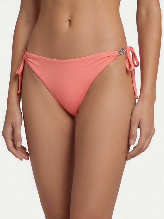 Guess Dół od bikini E6GO18 MC040 Różowy