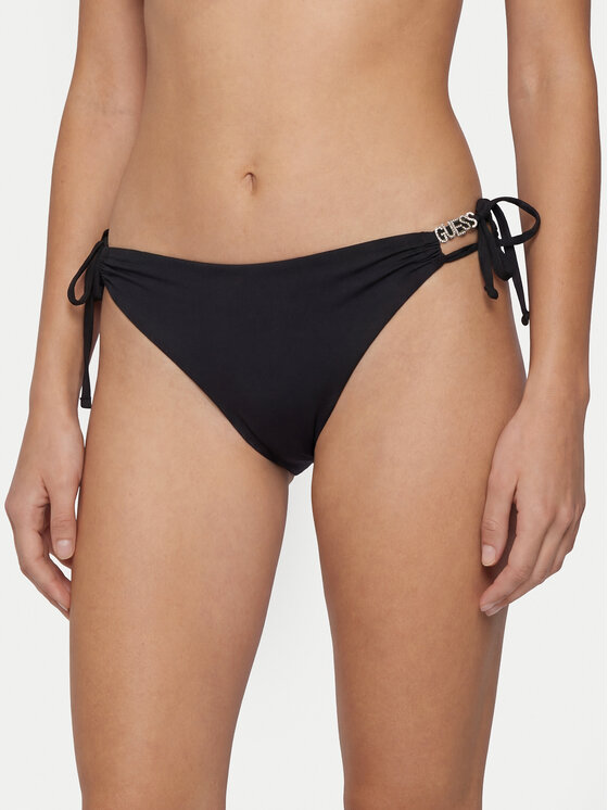 Guess Dół od bikini E6GO18 MC040 Czarny