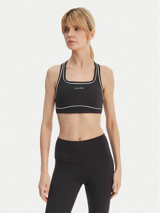 Calvin Klein Performance Biustonosz sportowy Icon LVGWS6K349 Czarny