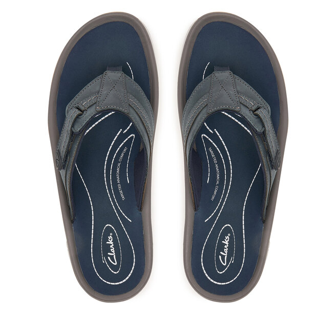 Japonki Clarks Wesley Sun 26181916 Granatowy