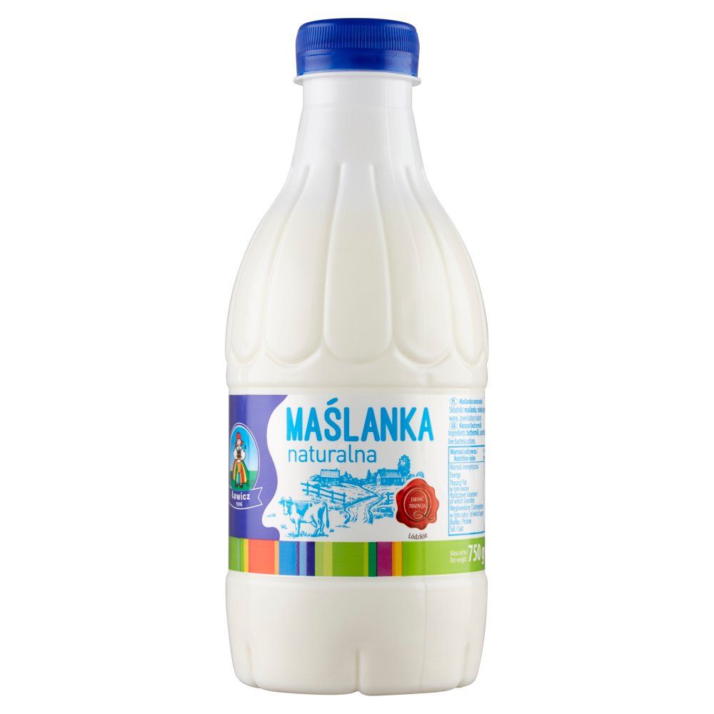 Łowicz Maślanka naturalna 750 ml