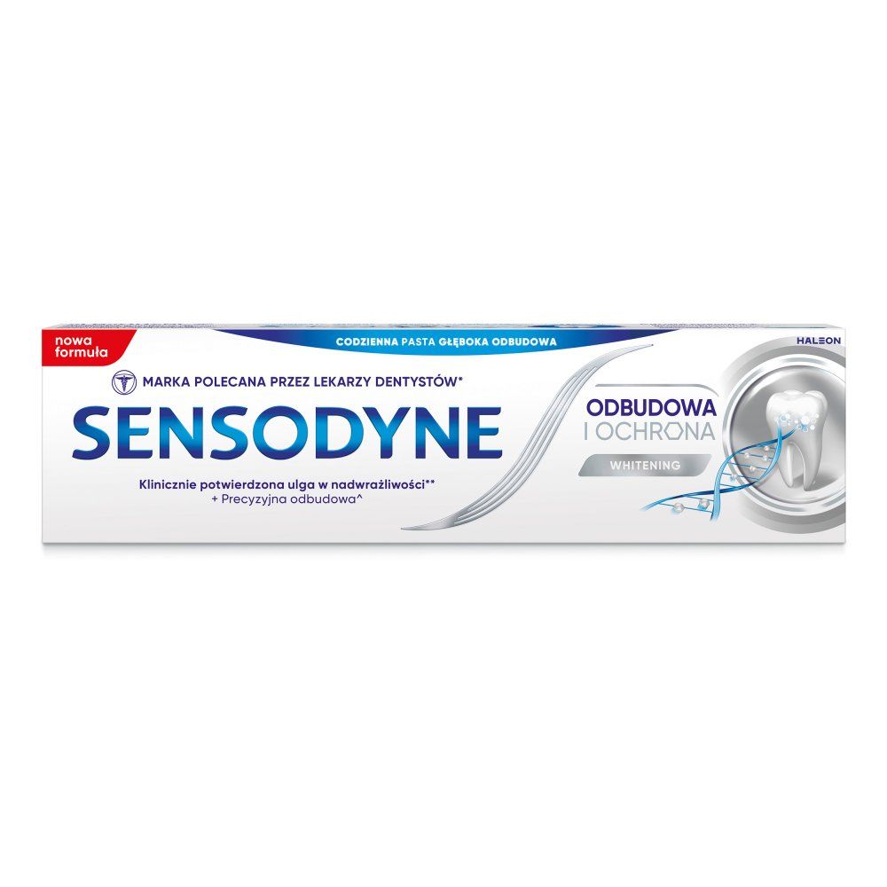 Sensodyne Whitening Pasta do zębów z fluorkiem odbudowa i ochrona 75 ml