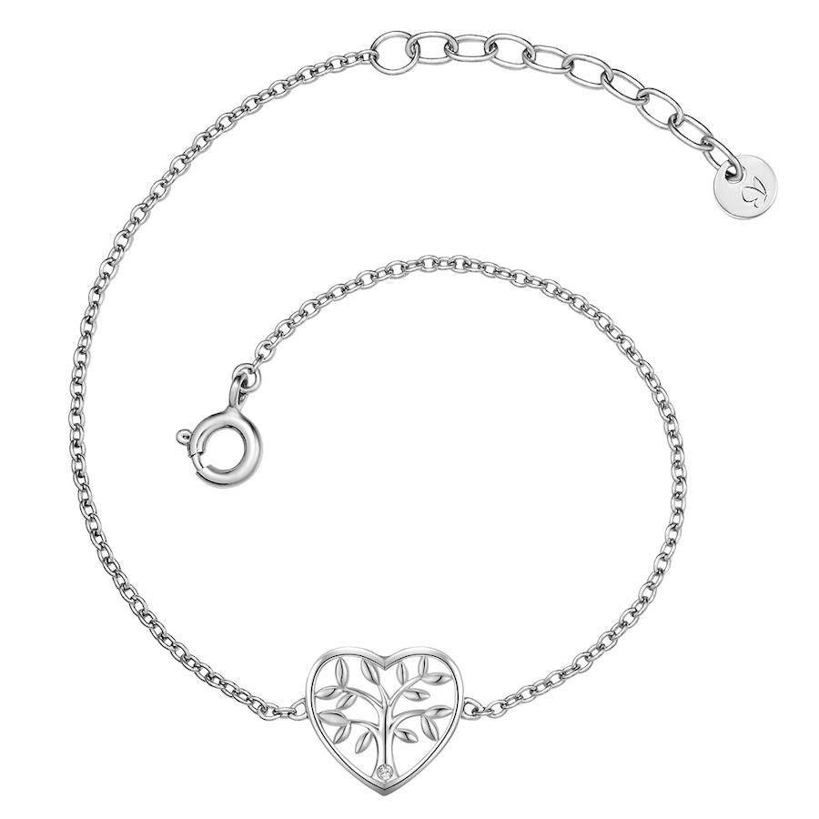 Glanzstücke München Bransoletka Drzewo życia z Srebro wysokiej próby w Srebrny Bransoletki 1 ct Damski