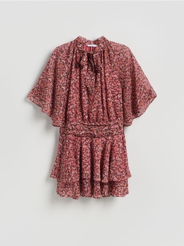 Reserved - Sukienka mini - wielobarwny