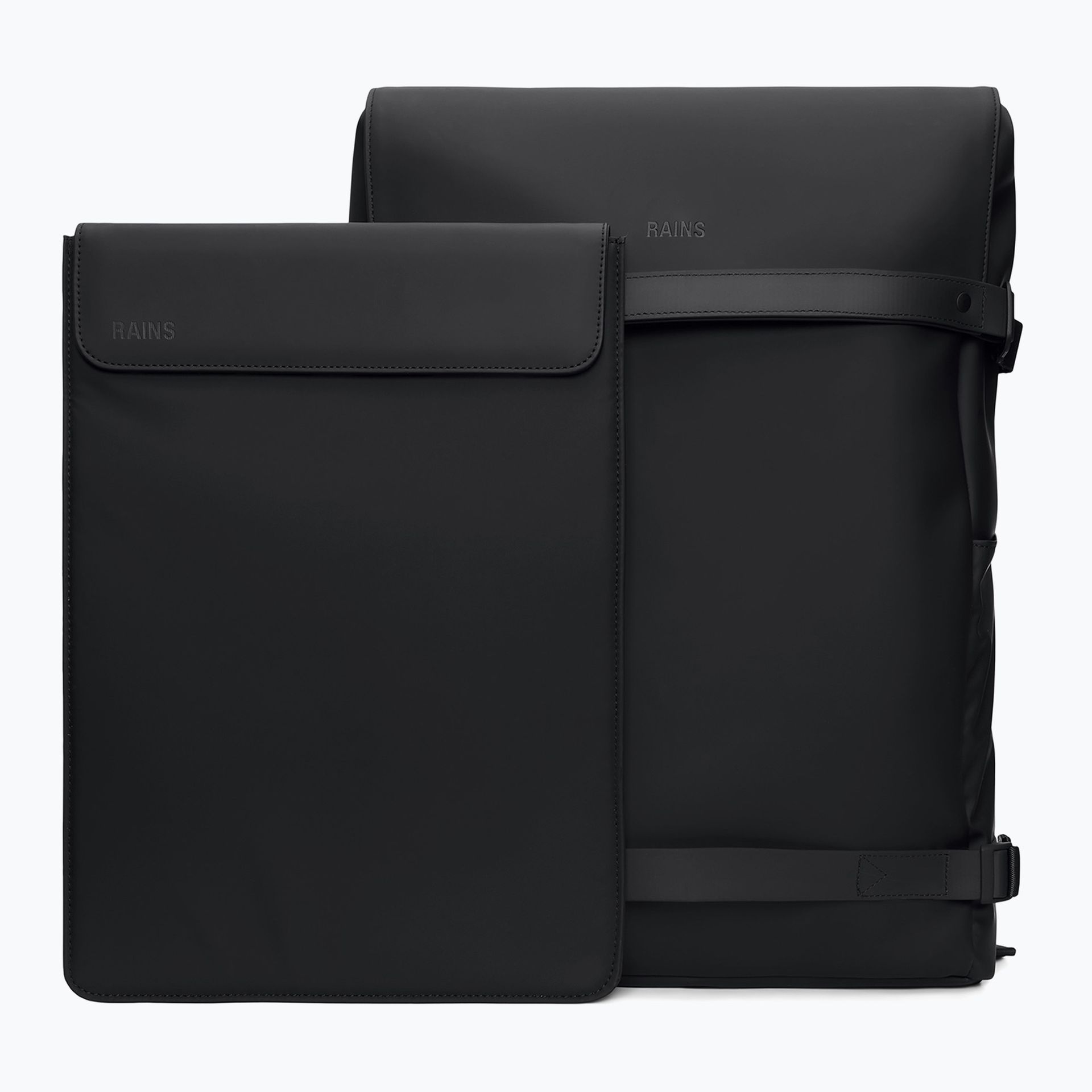 Plecak miejski Rains OTG black WYSYŁKA W 24H 30 DNI NA ZWROT