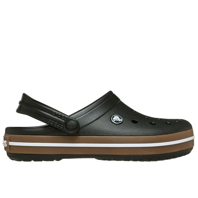 Klapki męskie Crocs Crocband Gum Clog 212756-001 - czarne
