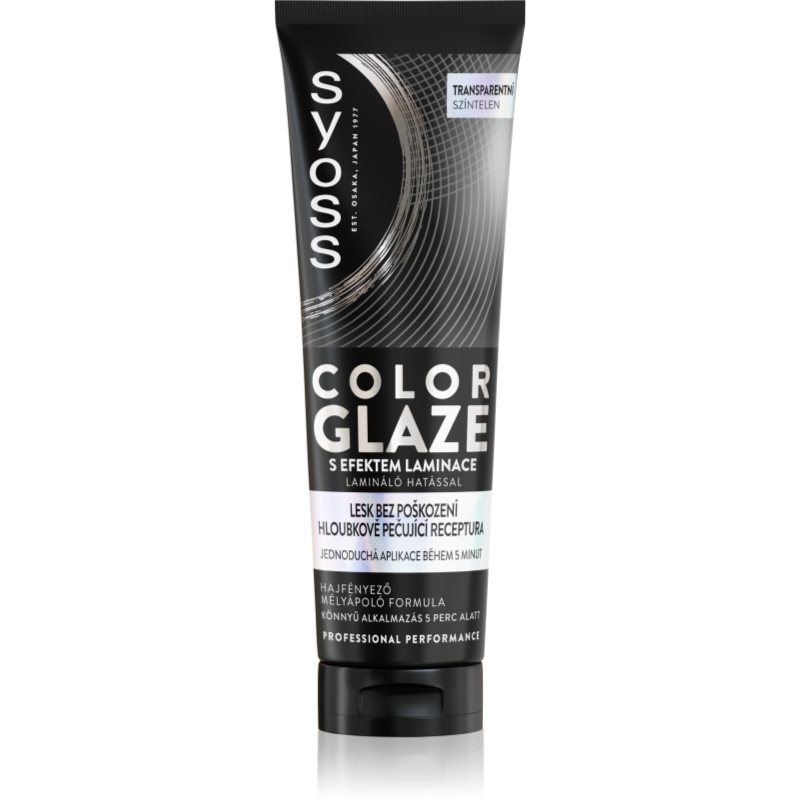 Syoss Intense Glaze Color tonująca farba do włosów do nabłyszczenia odcień Transparent 130 ml