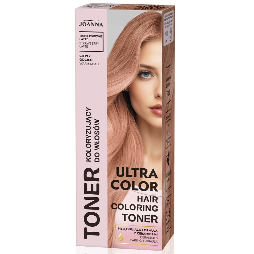 Joanna Ultra Color toner do włosów Strawberry Latte 100g