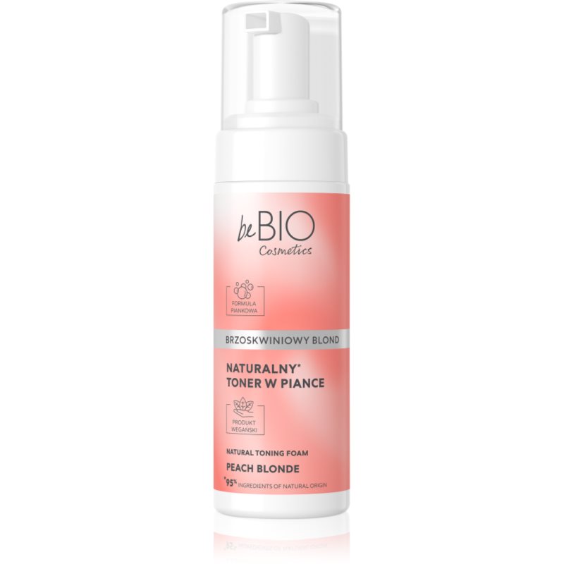 beBIO Natural Foam Toner Peach Blonde pianka tonująca do włosów 120 ml