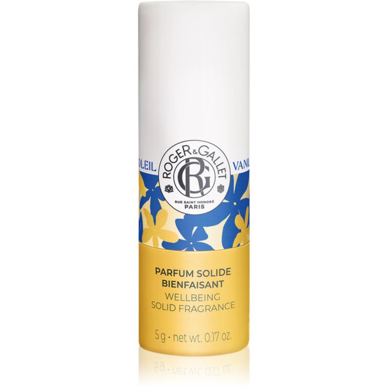 Roger & Gallet Vanille Soleil Wellbeing Solid Fragrance perfumy w kompakcie dla kobiet 5 g