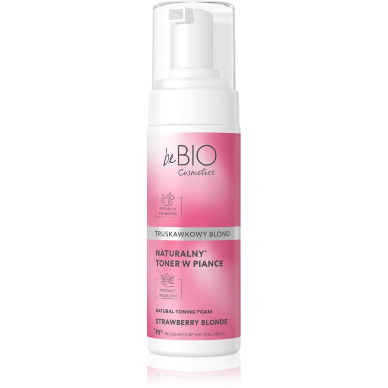 beBIO Natural Foam Toner Strawberry Blonde pianka tonująca do włosów 120 ml