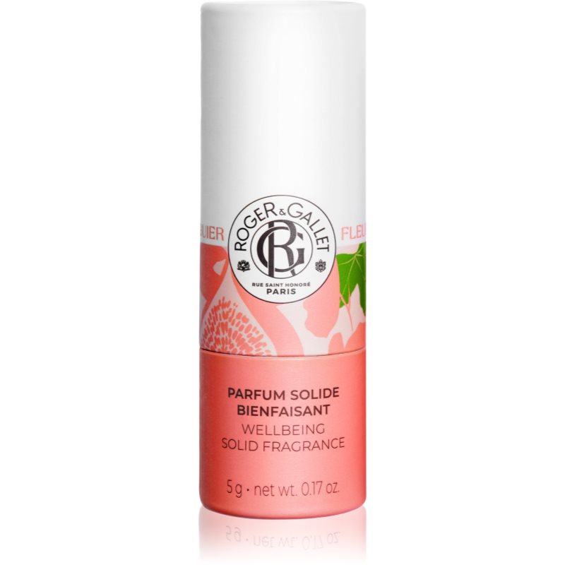 Roger & Gallet Fleur de Figuier Wellbeing Solid Fragrance perfumy w kompakcie dla kobiet 5 g