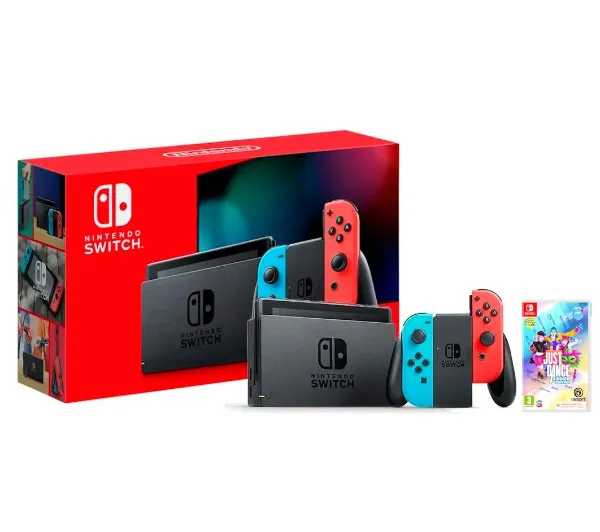 Nintendo Switch Joy-Con v2 Czerwono-niebieski + Just Dance 2026